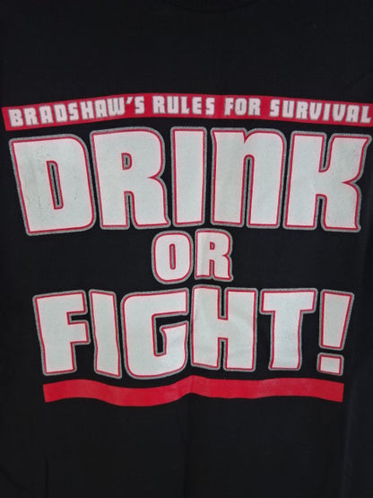 ブラッドショー「DRINK OR FIGHT!」Tシャツ