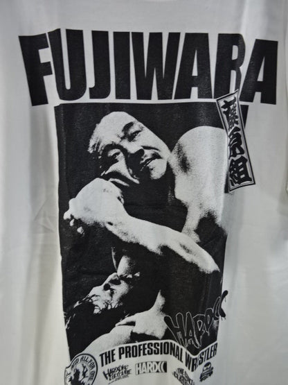 藤原喜明 サブミッション・ホワイト Tシャツ