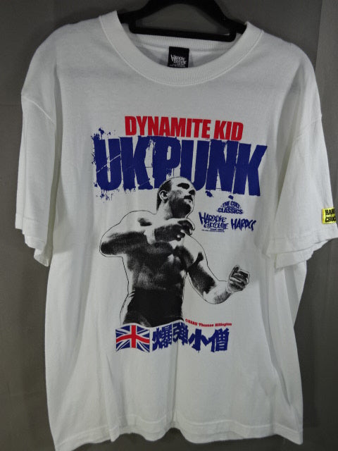 ダイナマイト・キッド DVD + 自伝本 + コアチョコTシャツ + もう1冊 ダイナマイト・キッド Tシャツ「DYNAMITE KID 爆弾小僧 第10代