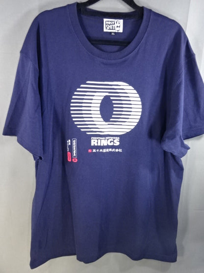 前田日明×佐々木酒造 Tシャツ①(ネイビー)