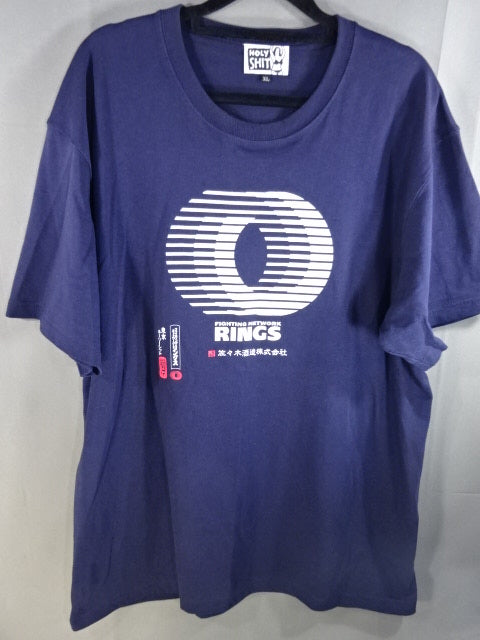 前田日明×佐々木酒造 Tシャツ①(ネイビー)