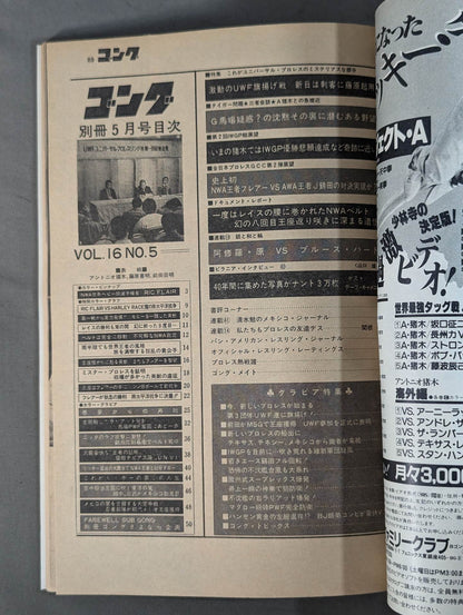 別冊ゴングVol.16 No.5