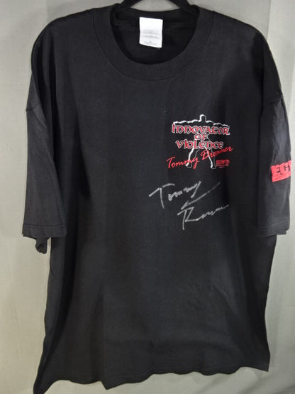 【hand signed autograph】 Tommy Dreamer HARU Illustration T-shirt (ECW)