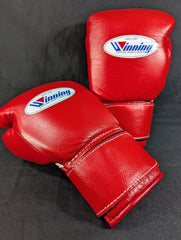 Winning ボクシンググローブ 6oz 赤 ☆Winning製☆ ボクシンググローブ – 闘道館