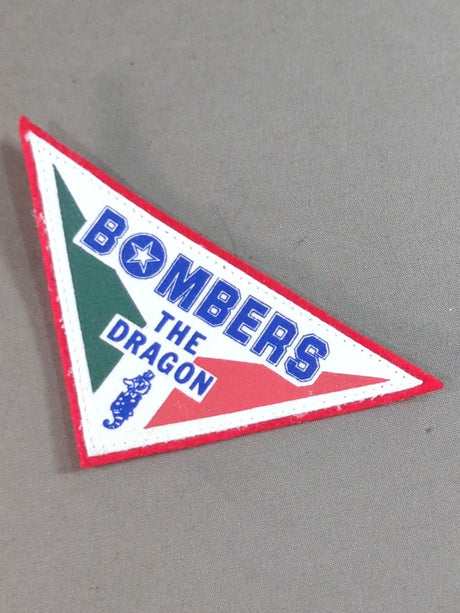 ★当時モノ★ 藤波辰爾「DRAGON BOMBERS」ワッペン