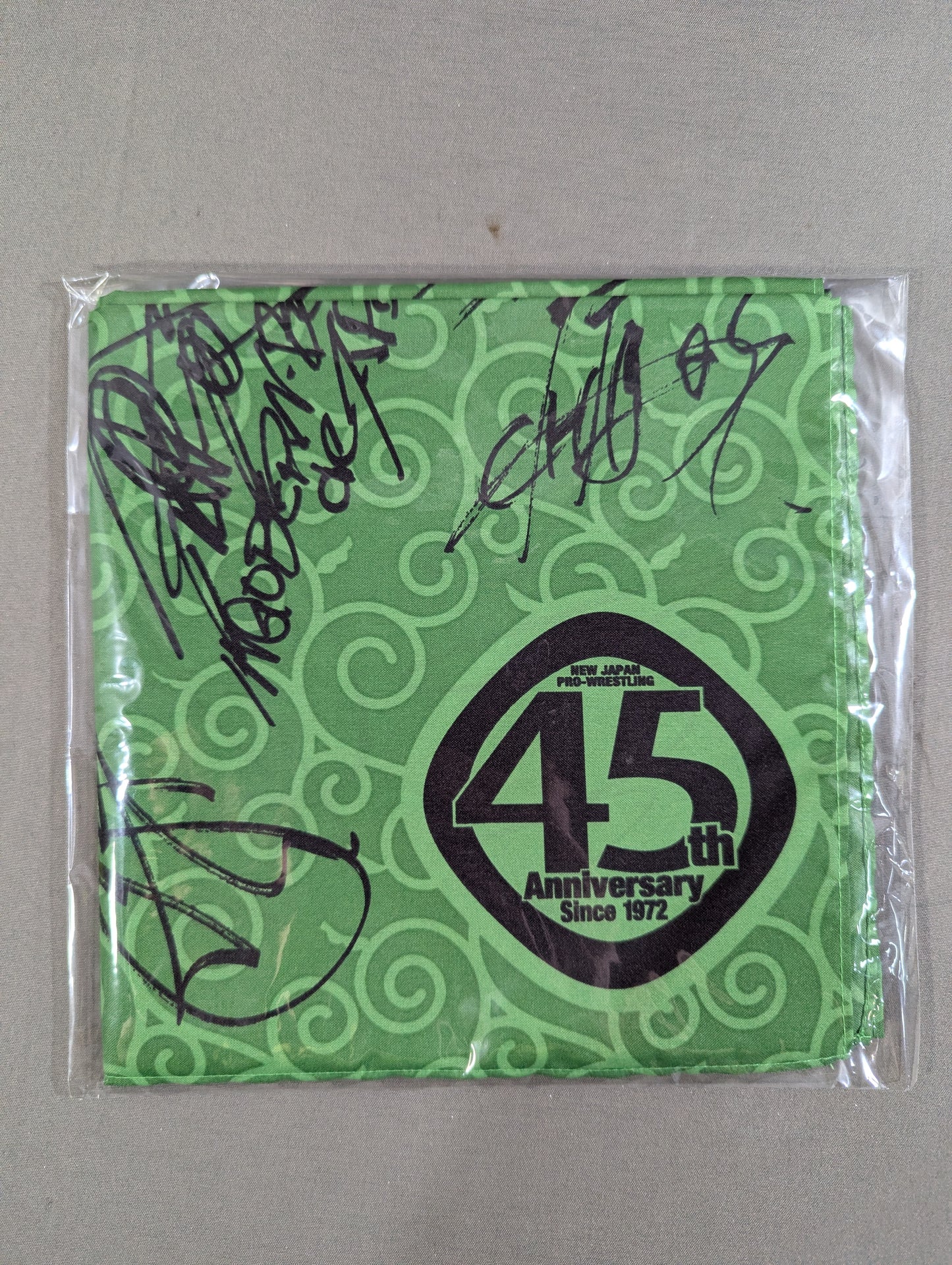 New Japan Pro Wrestling Pro-wrestling  45th Anniversary Frame Stamp Set