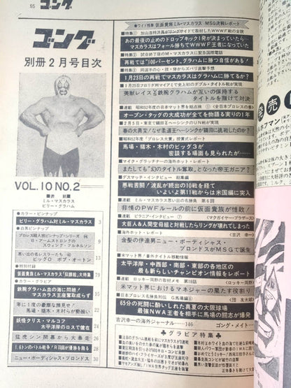 別冊ゴングVol.10 No.2