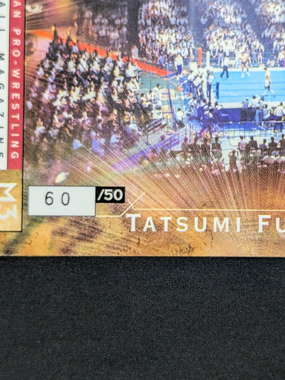 2002 BBM Tatsumi Fujinami  Ring Canvas Enclosed Card