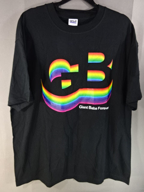 ジャイアント馬場 GIANT BABA forever Tシャツ①(ブラック)