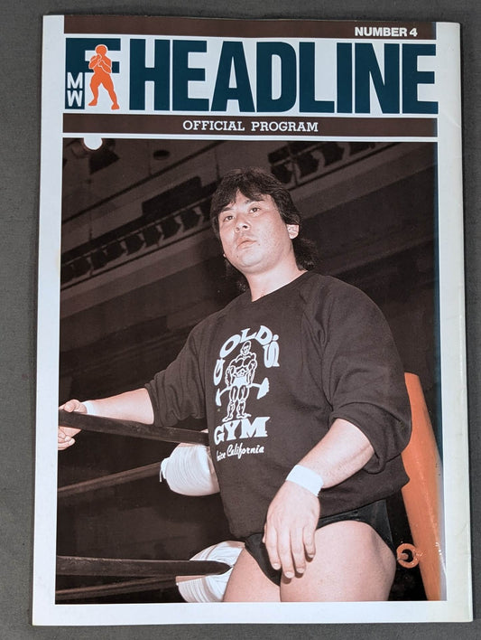 FMW / HEADLINE OFFICIAL PROGRAM No.4