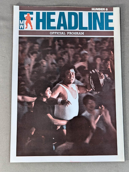 FMW HEADLINE OFFICIAL PROGRAM No.6