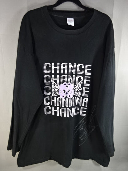 【直筆サイン入り】白川未奈 MINA ロゴ ロングスリーブTシャツ
