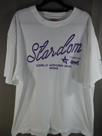 スターダム×SOUL SPORTS Tシャツ(2023/ホワイト)