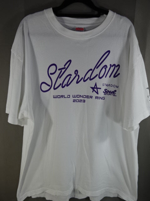 スターダム×SOUL SPORTS Tシャツ(2023/ホワイト)