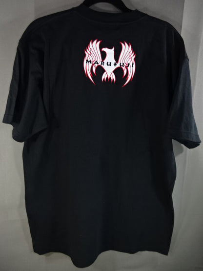 【直筆サイン入り】丸藤正道 エンブレム Tシャツ①(ブラック)