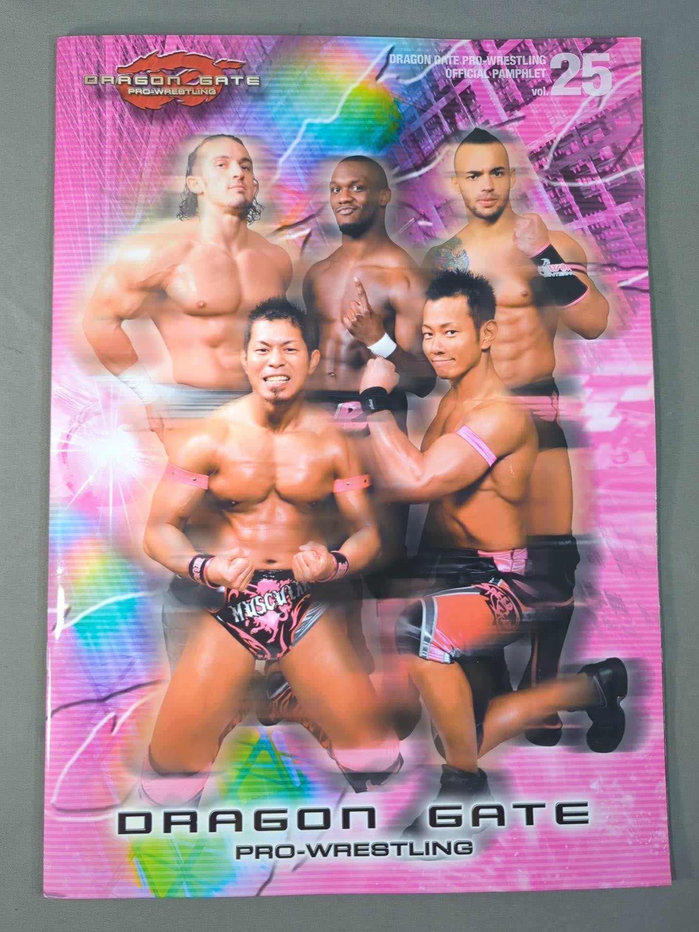 【5選手直筆サイン入り】2012ドラゴンゲート オフィシャルパンフレット Vol.25