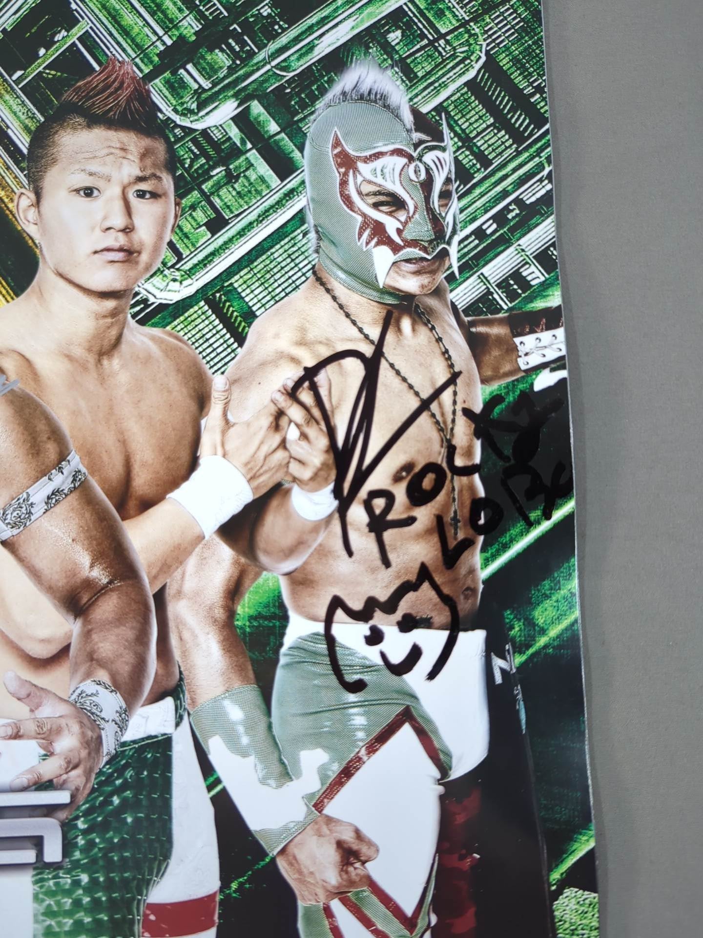 8 fighters hand signed autograph 】2013-2014 Dragon Gate