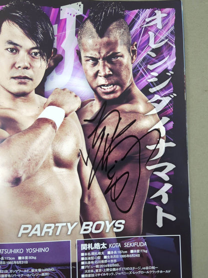 [2 fighters hand signed autograph 】Big Japan  2018 vol.1