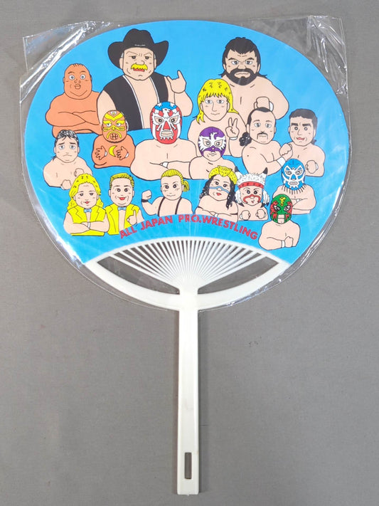 全日本プロレス「外国人選手」 イラストうちわ