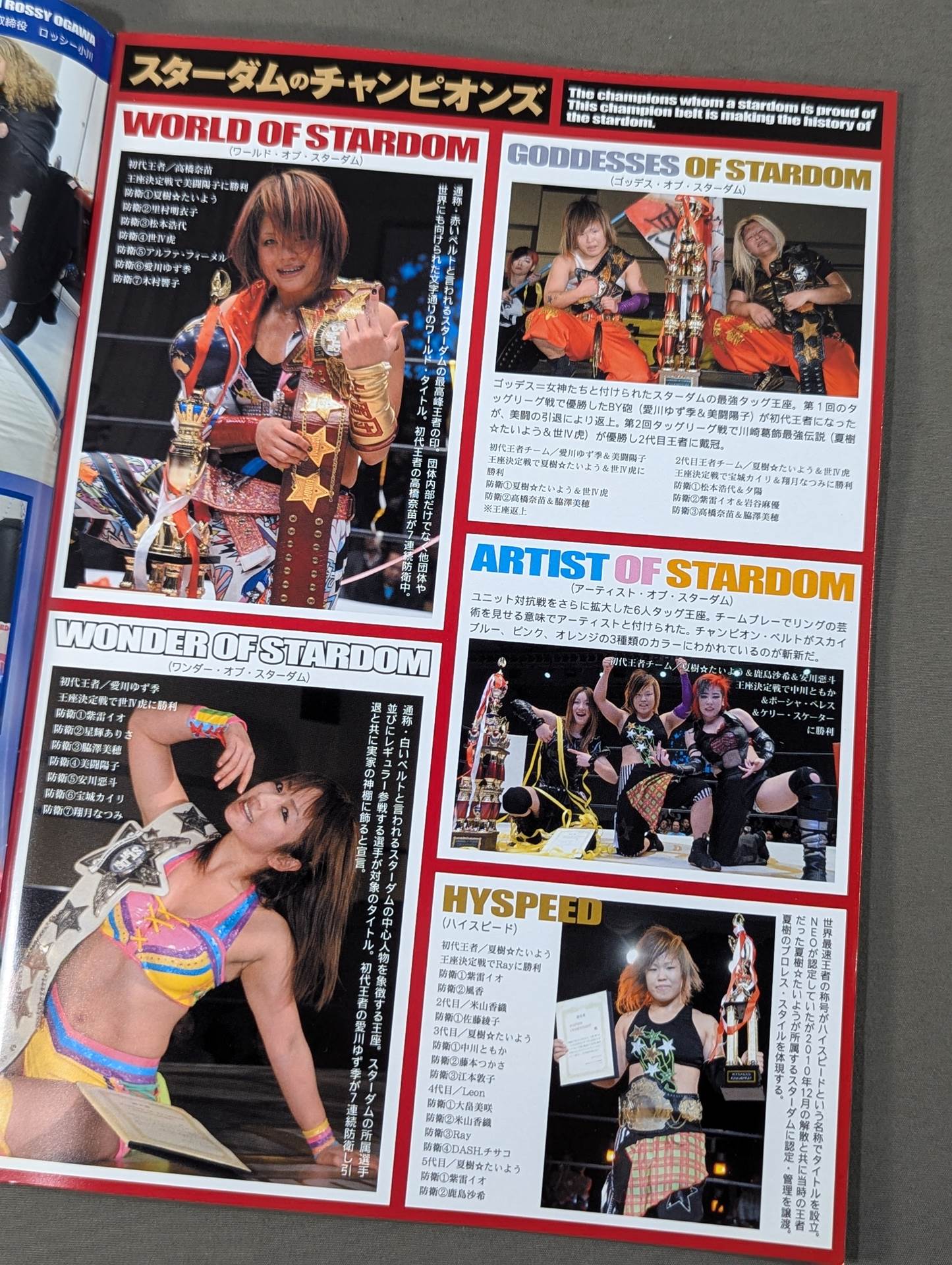 アルファ・フィーメル 直筆サイン入り】STARDOM OFFICIAL GUIDE