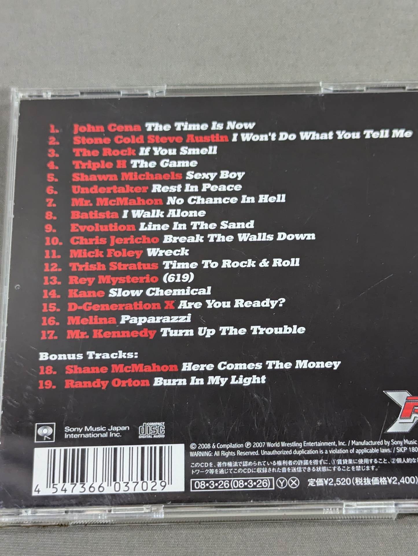 WWE WWF プロレス 音楽 CD 10作品セット　大ボリューム♪ WWE WWF プロレス 音楽 CD 10作品セット 大ボリューム♪ Amazon