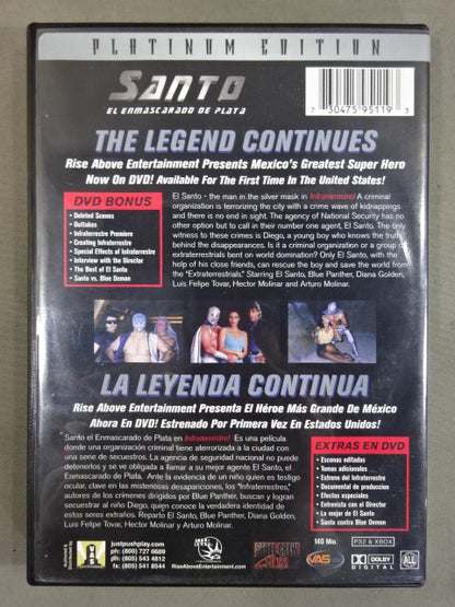 SANTO EL ENMASCARADO DE PLATA INFARATERRESTRE