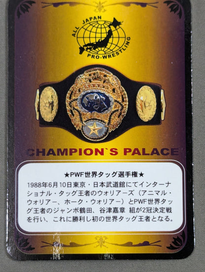 PWF認定世界タッグチャンピオンベルト