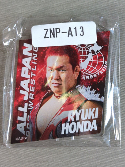 本田竜輝 全日本プロレス×ウェブポン アクリルキーホルダー