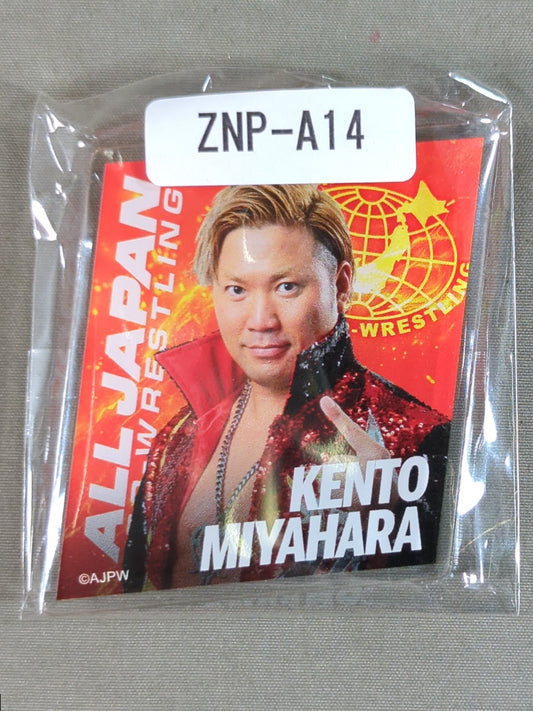 宮原健斗 全日本プロレス×ウェブポン アクリルキーホルダー