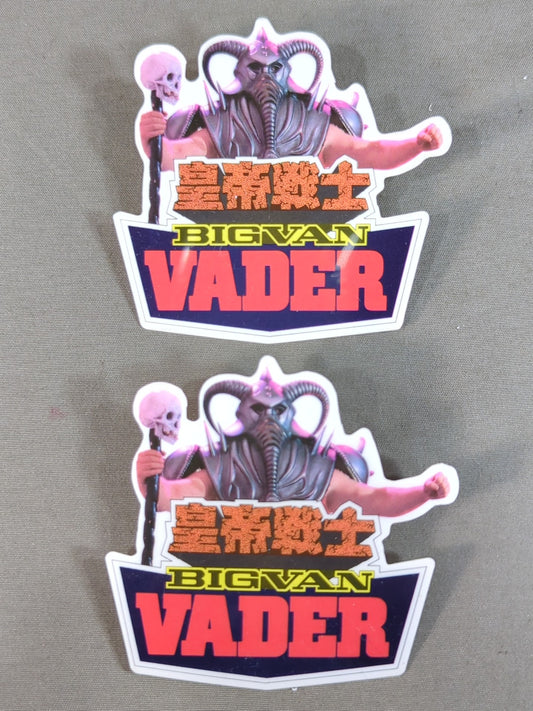 ★皇帝戦士★ ビッグバン・ベイダー バッジセット