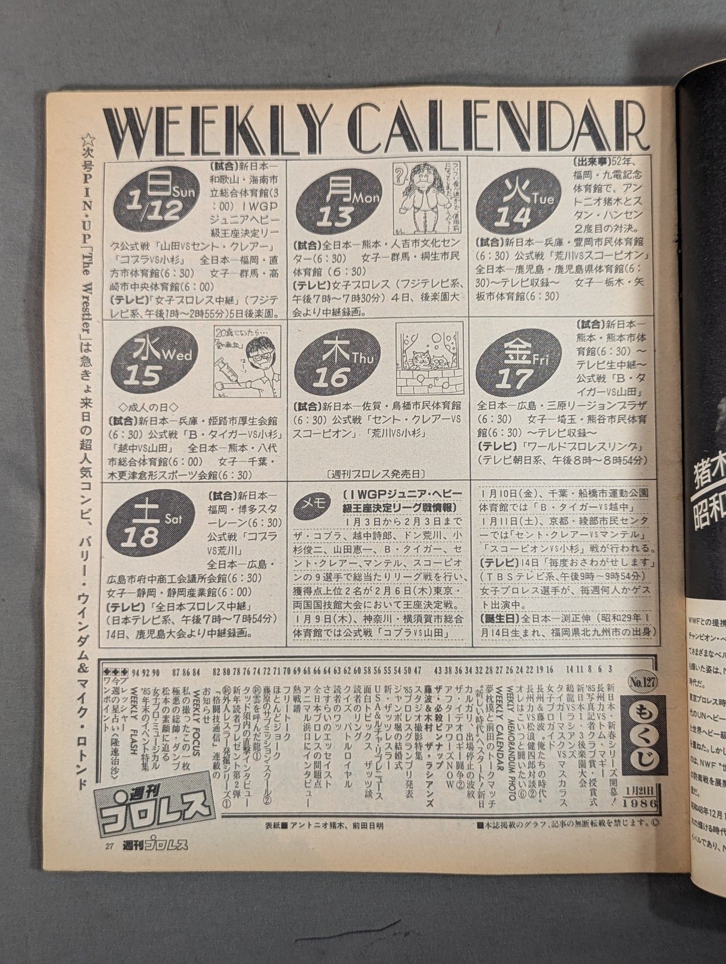 Weekly Pro Wrestling  127