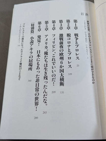 戦争とプロレス プロレス深夜特急「それぞれの闘いの場所で」・篇
