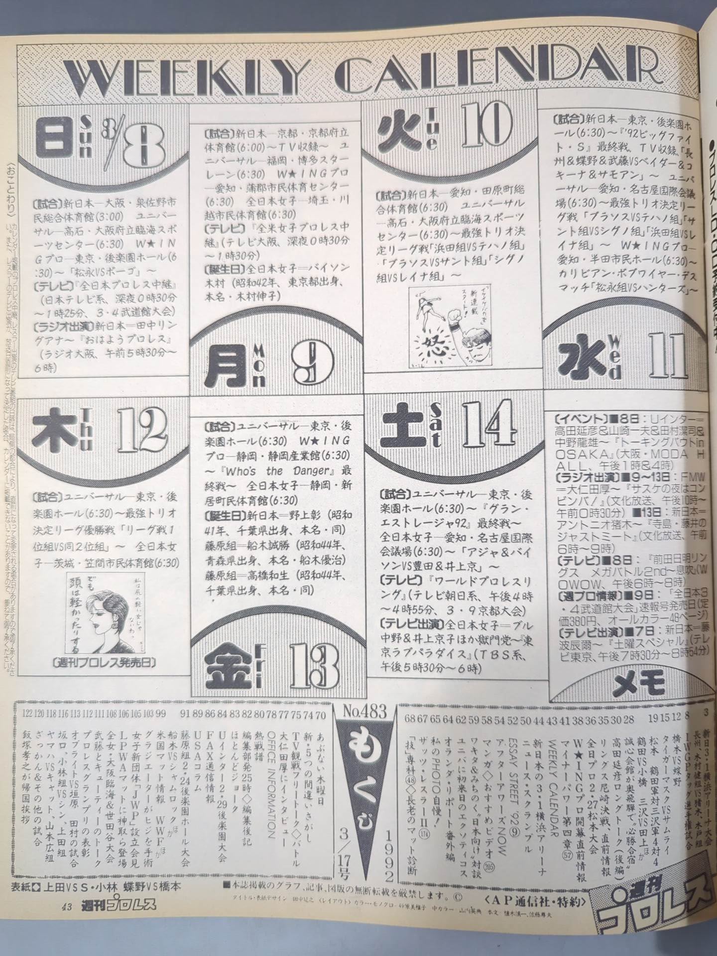 Weekly Pro Wrestling  483