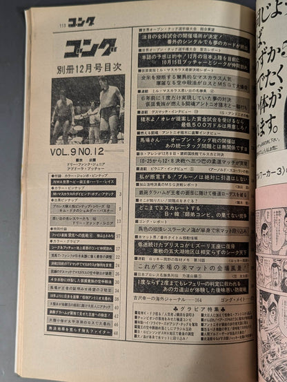 別冊ゴングVol.9 No.12