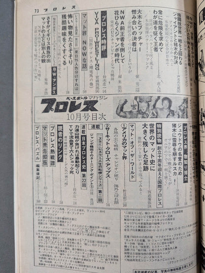 月刊プロレス 1976年10月号