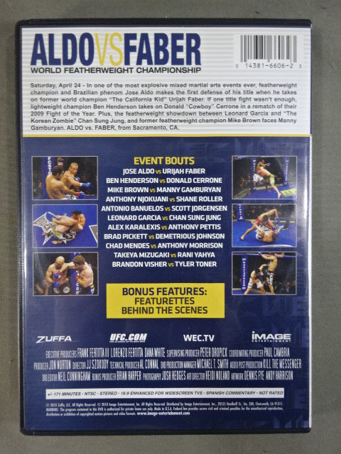 WEC 48 ALDO vs FABER
