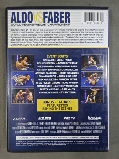 WEC 48 ALDO vs FABER
