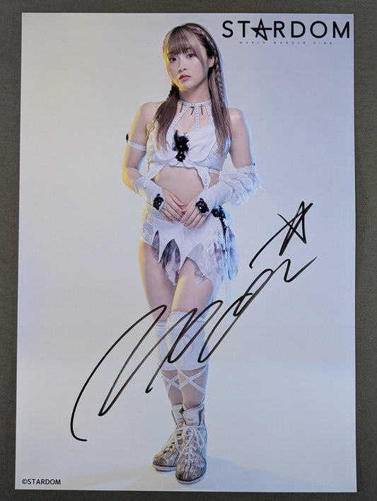 なつぽい 直筆サイン入り スターダムポートレート(M-1)