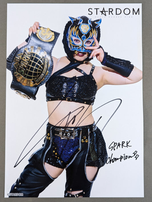 スターライト・キッド 直筆サイン入り スターダムポートレート(B-8)