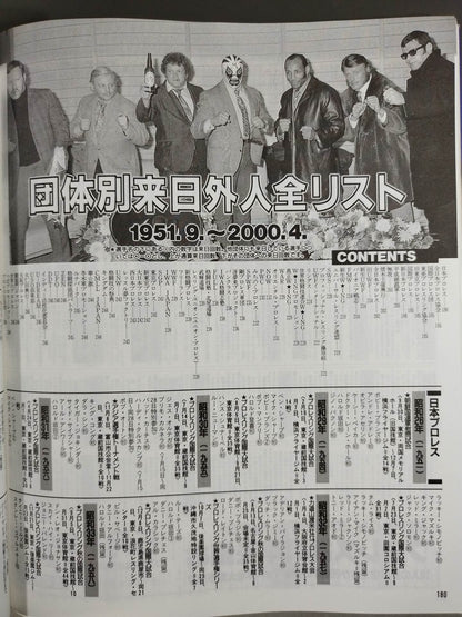 Gong Extra Issue Japan Pro Wrestling  50 Years History Gong 32nd Anniversary & 2000 Commemorative Publication