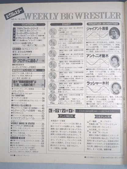 ★創刊3号★ 週刊ビッグレスラー3