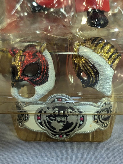 初代タイガーマスク(Ⅲマーク＆赤金ハーフ・WWFジュニアヘビー級王座ベルト)