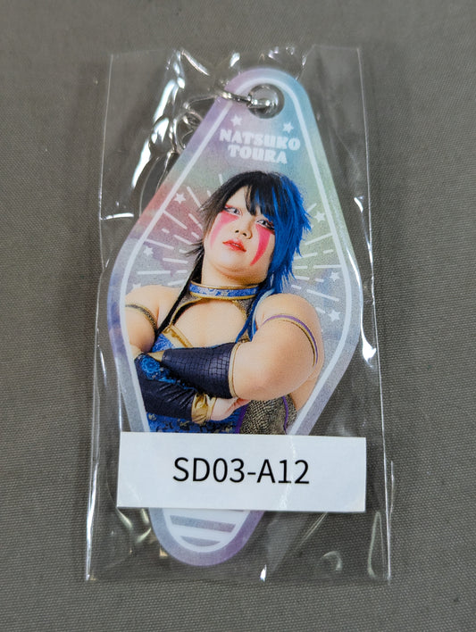 刀羅ナツコ STARDOM×ウェブポン アクリルモーテルキーホルダー