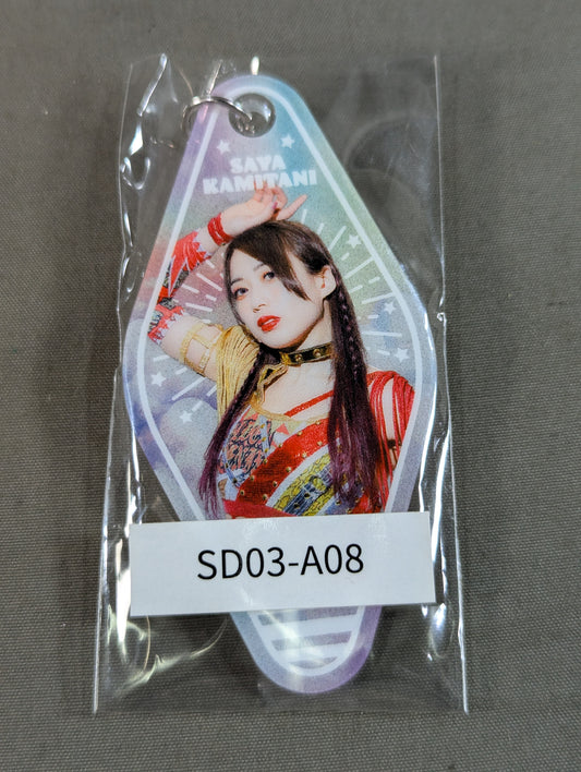 Saya Kamitani  STARDOM× Webpong Acrylic Motel Key Chain