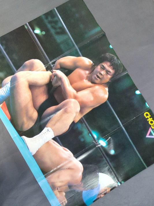 長州力 雑誌付録ポスター