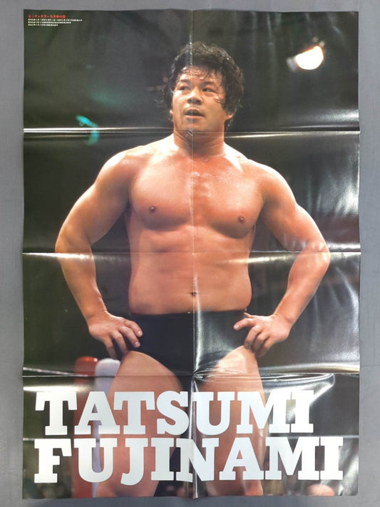 Tatsumi Fujinami  Magazine Appendix Poster