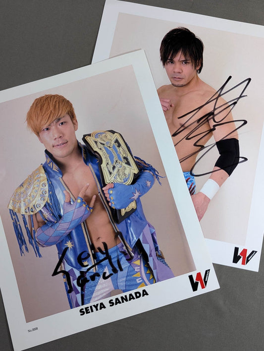 WRESTLE-1 直筆サイン入り 公式ポートレート 2枚セット