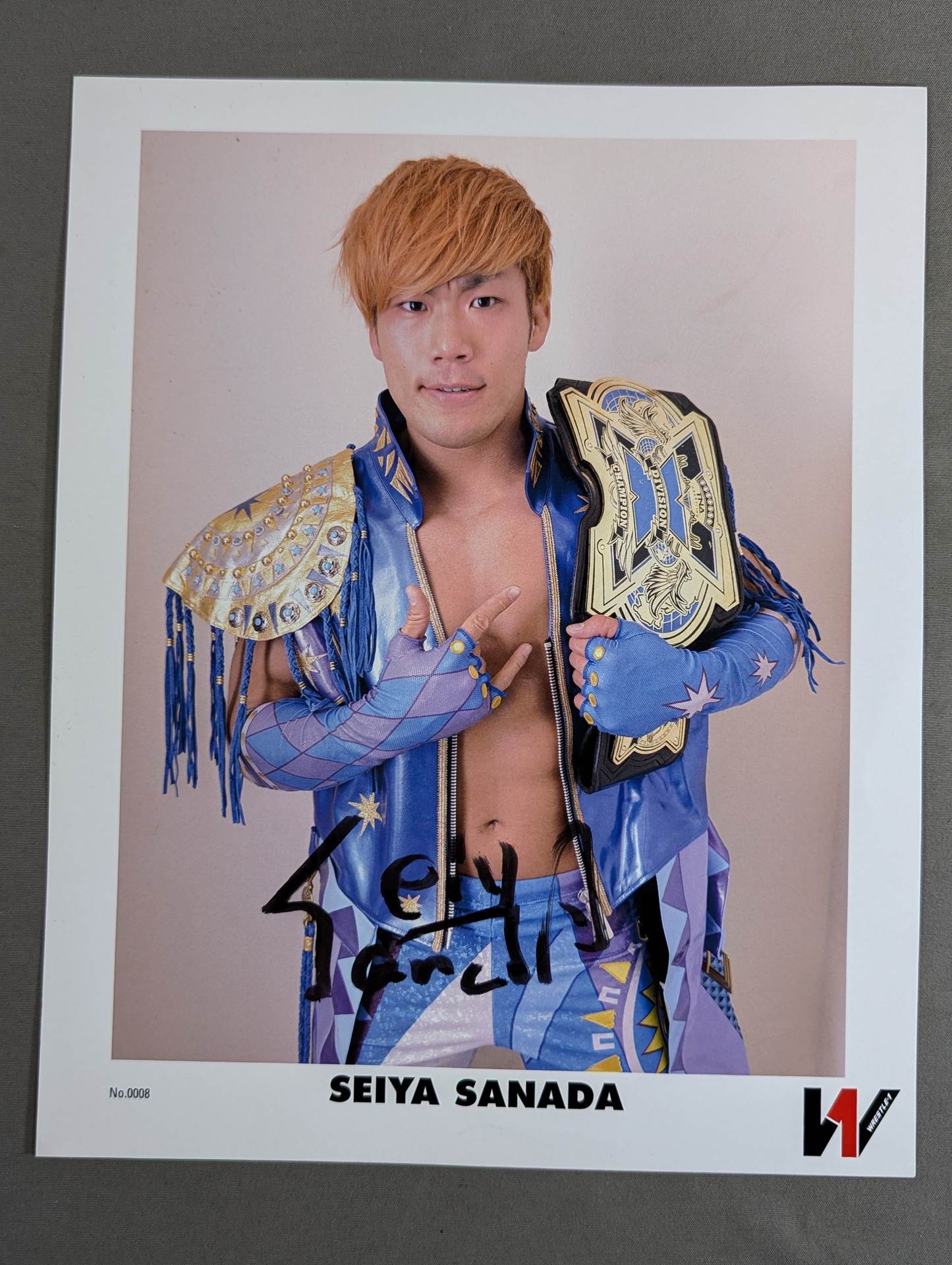WRESTLE-1 直筆サイン入り 公式ポートレート 2枚セット