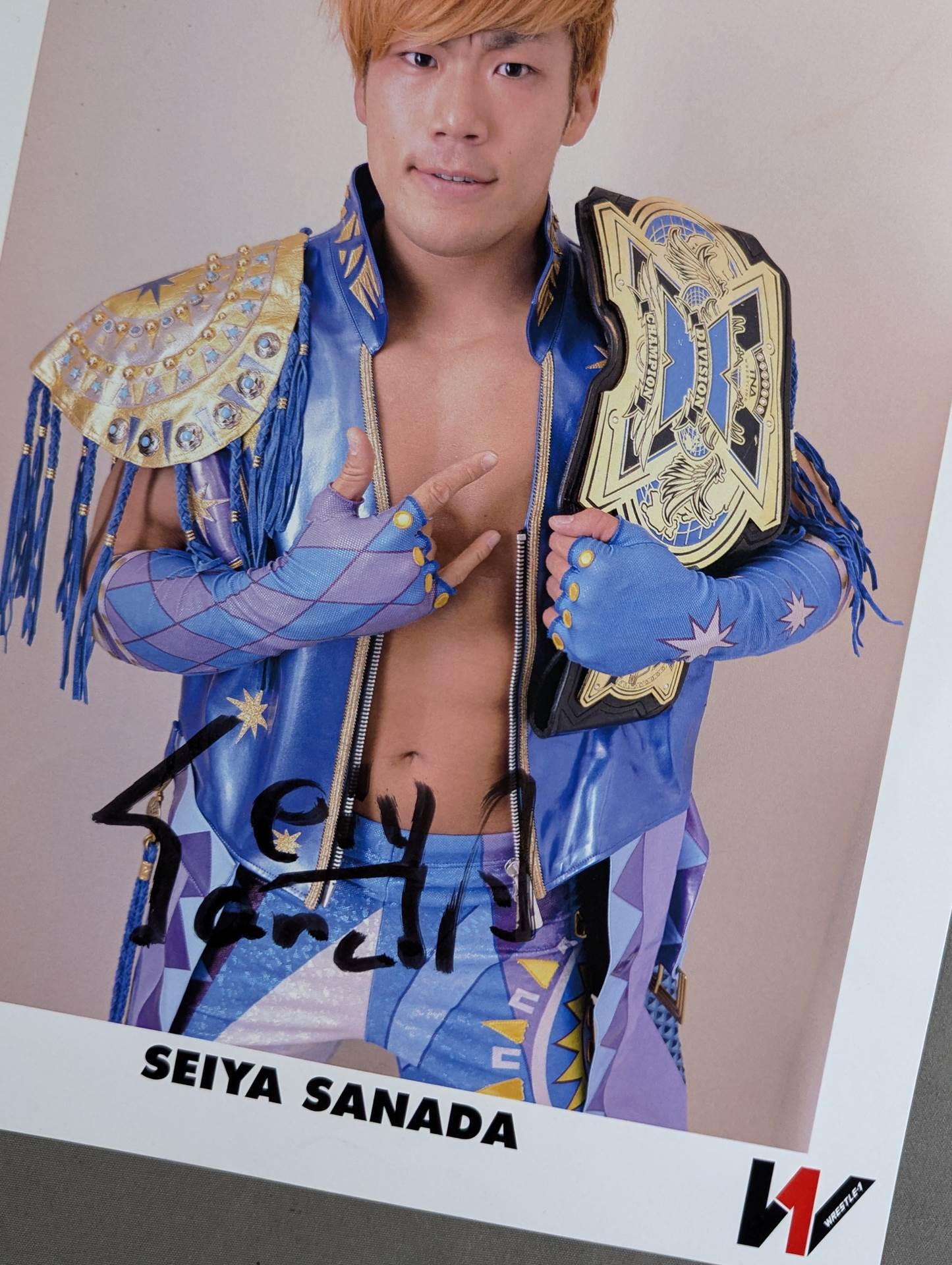 WRESTLE-1 直筆サイン入り 公式ポートレート 2枚セット