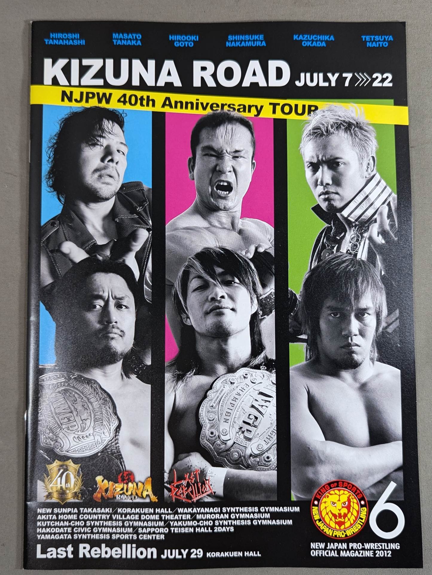 NJPW OFFICIAL MAGAZINE 2012 Vol.6